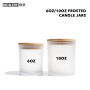 Wealthysub China warehouse sublimation 6oz&10oz clear&frosted candle jars